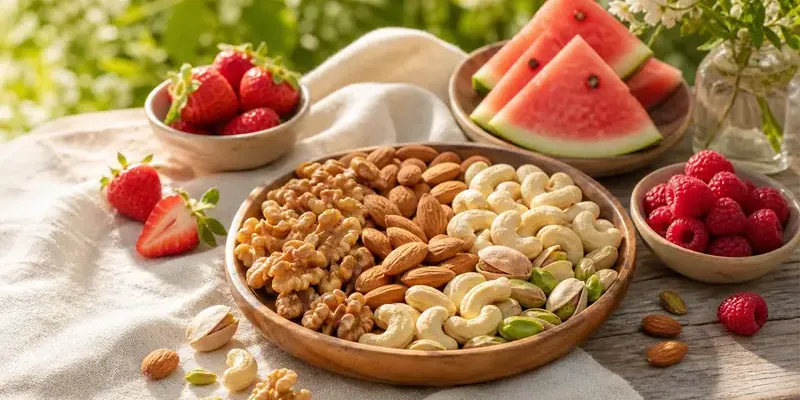 Nüsse im Sommer – Der perfekte Snack für warme Tage